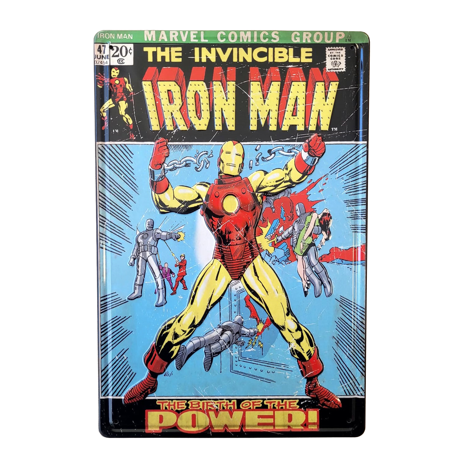Chapa Vintage Ironman