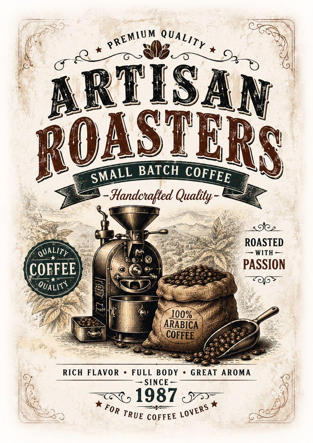 Artisan Roasters decoracion cafeterias