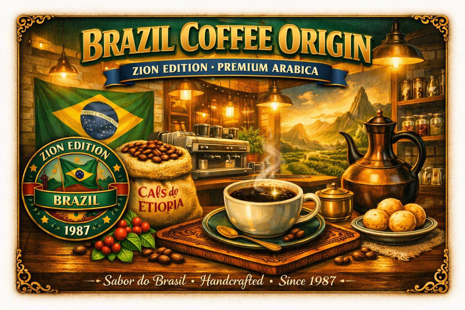 Brazil Café decoración cafetería
