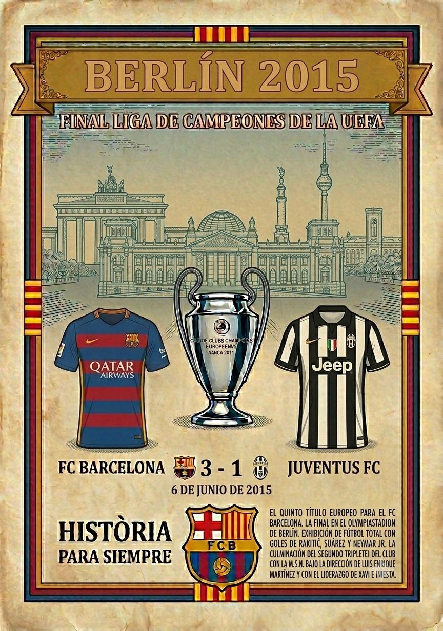 Champions League 2015 decoracion futbol