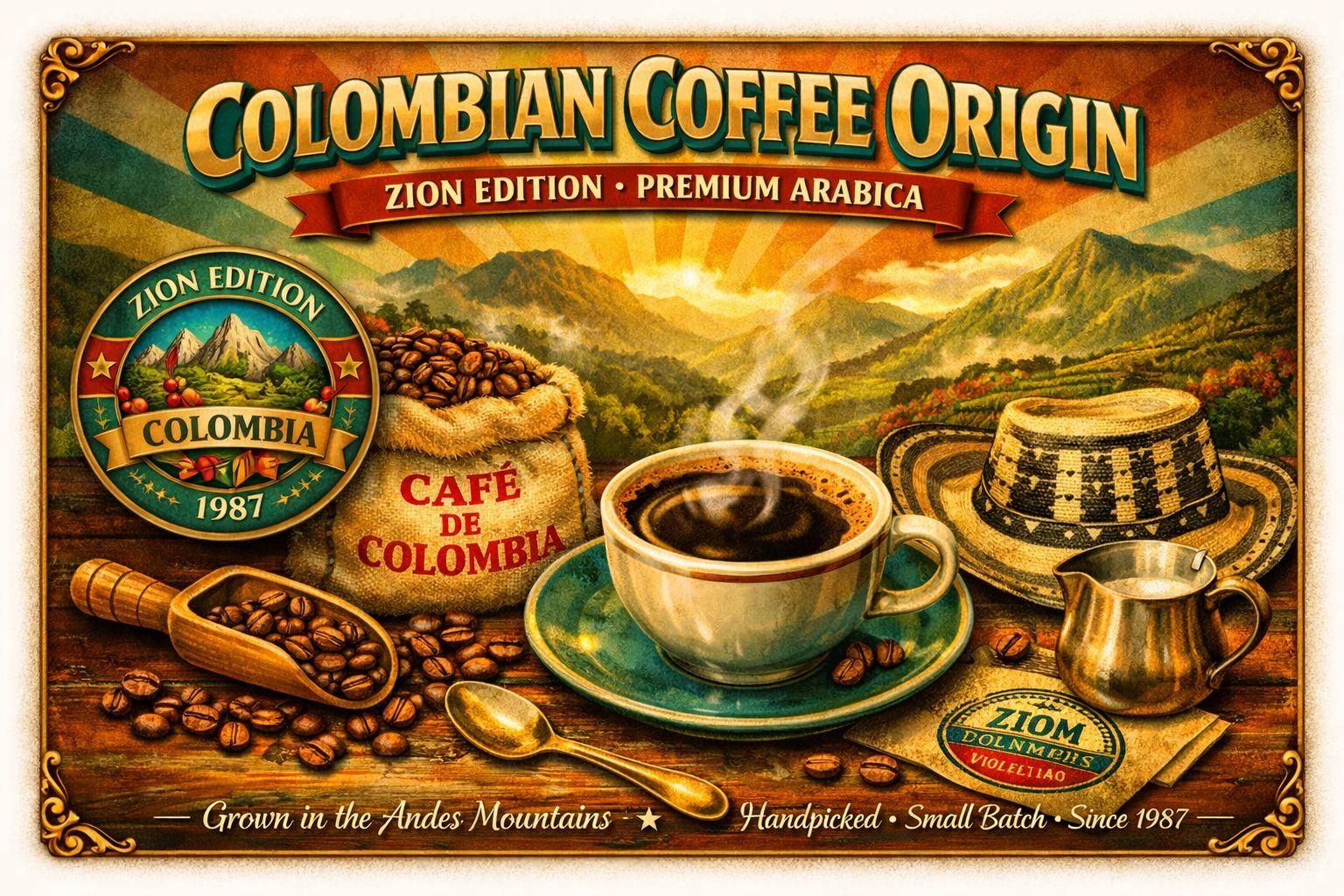 Café de Colombia laminas decorativas