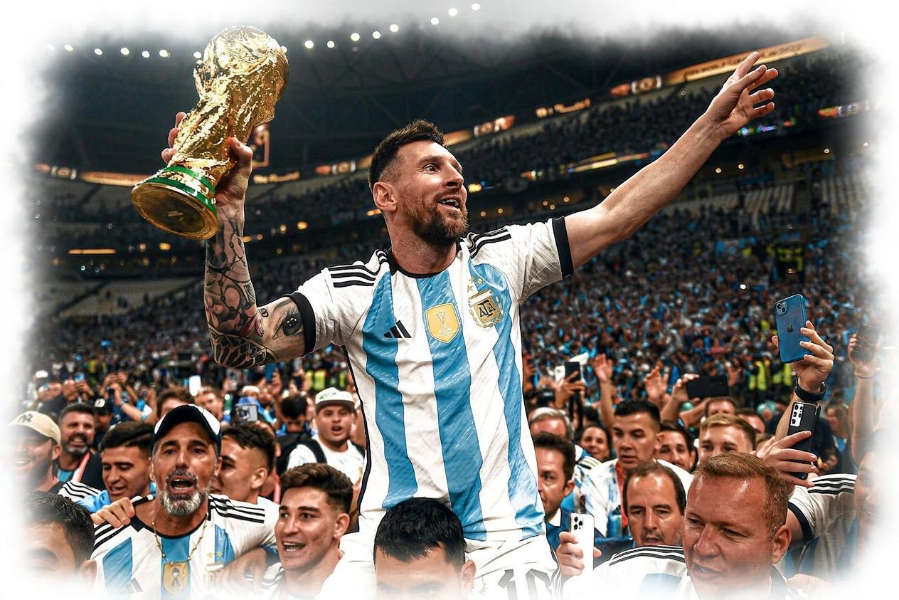 Cuadro Messi Qatar 2022