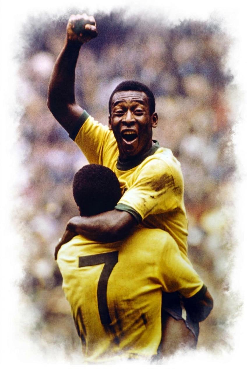 Cuadro Pelé decoracion futbol