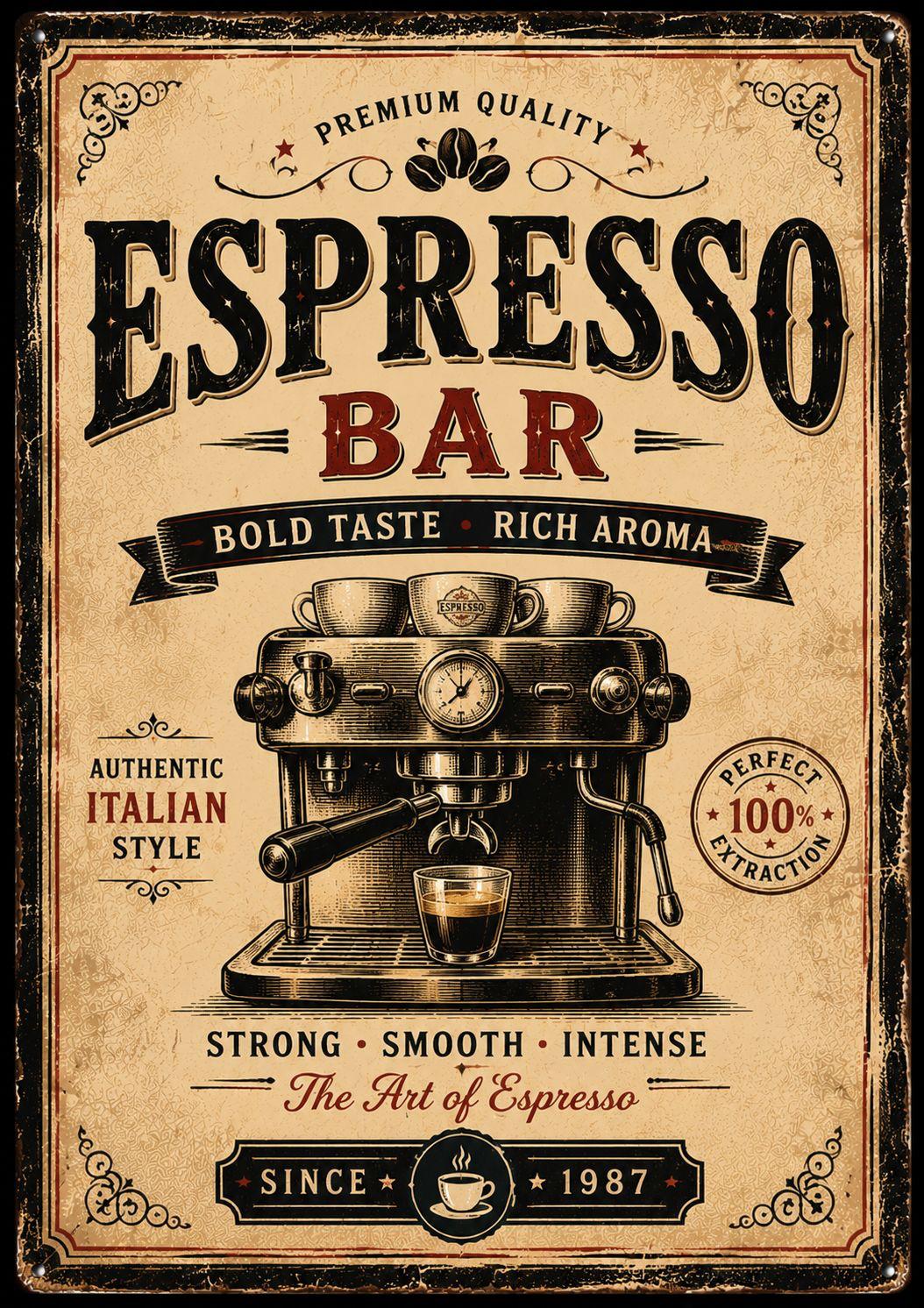 Espresso Premium cuadro cafeteria